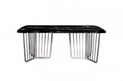 33FS-DT2000-BS Стол обеденный Nero 200х100х76,2 см