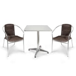 Комплект мебели LFT-3099B/T3125-60x60 Brown (2+1)