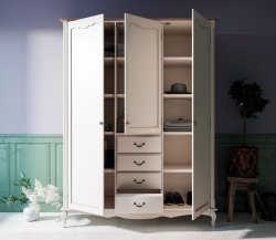 ST9327/34 Шкаф Leontina для одежды с ящиками