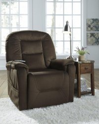 Кресло-реклайнер с электроприводом Samir - Coffee, Ashley Furniture