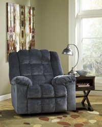 Кресло-реклайнер с электроприводом Ludden - Blue, Ashley Furniture