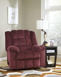 Кресло с реклайнером Ludden - Burgundy, Ashley Furniture