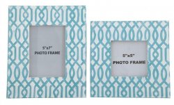Фоторамка Baina - Teal White, Ashley Furniture