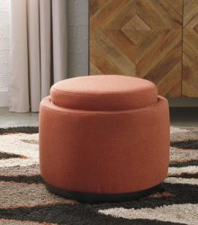 Пуф со столиком-подносом Menga, Ashley Furniture