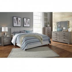 Кровать (King 193x203) Contemprorary Upholstered Beds, Ashley Furniture