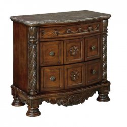 Тумба прикроватная North Shore-Dark Brown, Ashley Furniture