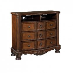 ТВ-тумба North Shore-Dark Brown, Ashley Furniture