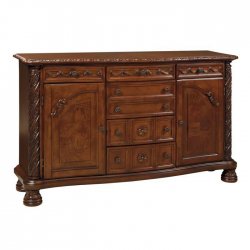 Буфет North Shore-Dark Brown, Ashley Furniture