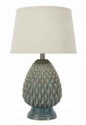 Лампа Saidee - Teal, Ashley Furniture